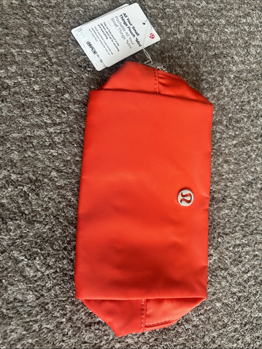 lululemon athletica All Your Small Things Mini Pouch — Bright Orange